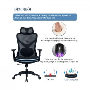 Ghế xoay lưới FMX822