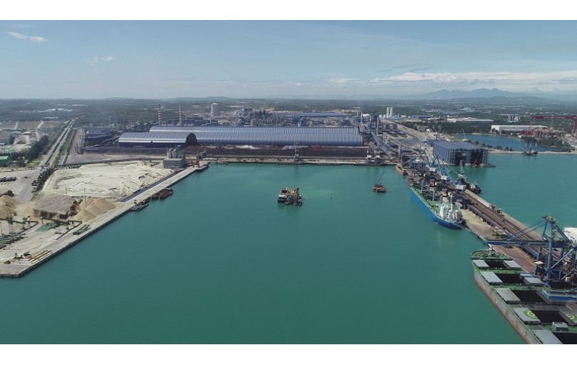 8 triệu tấn hàng hóa thông qua cảng chuyên dùng Hòa Phát Dung Quất trong 7 tháng đầu năm